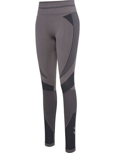 Hummel Hmlunity Seamless Mid Waist Tights - blackened pearl