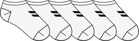 Hummel Hmlmatch Me Sock 5-Pack - bright white/bright white