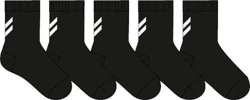 Hummel Hmlmake My Day Sock 5-Pack - black/black