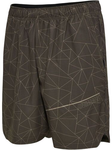 Hummel Hmlcourt Aop Pocket Shorts - turkish gray