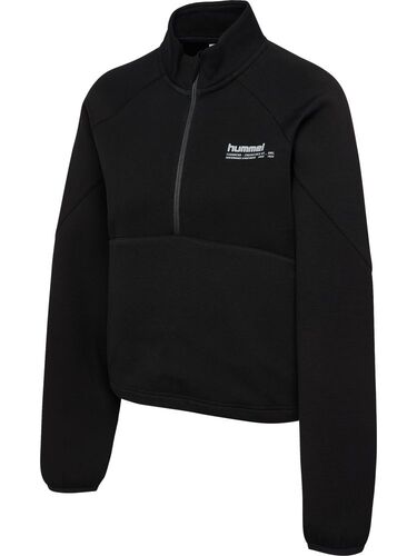 Hummel Hmltech Fleece Women Boxy Half Zip - black