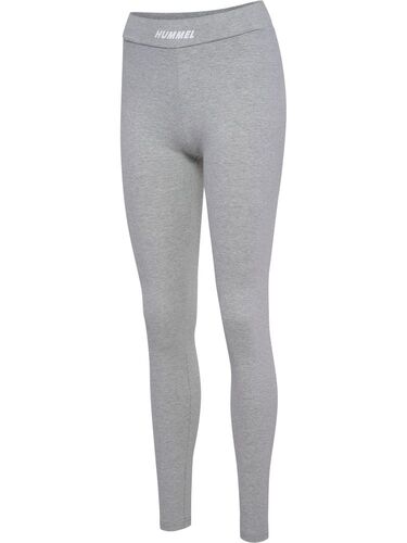 Hummel Hmlelemental Cotton Hw Tights - grey melange