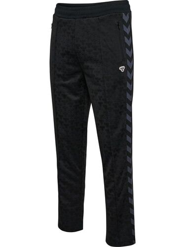 Hummel Hmlarchive Regular Poly Pants Aop - black/ebony