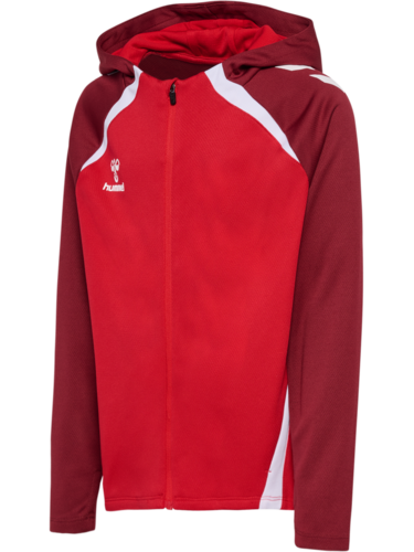 Hummel Hmllead 2.0 Zip Hoodie Kids - true red/maroon