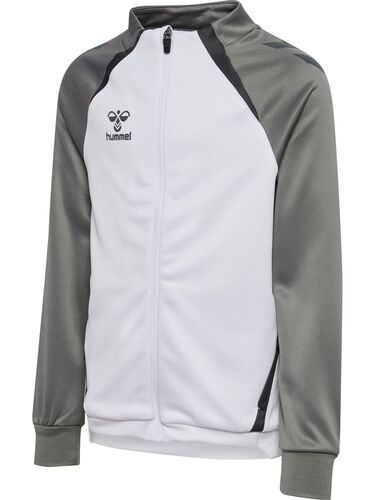 Hummel Hmllead 2.0 Track Zip Jacket Kids - white/steel gray