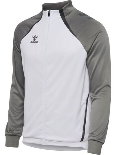 Hummel Hmllead 2.0 Track Zip Jacket - white/steel gray