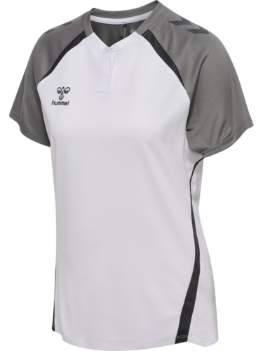 Hummel Hmllead 2.0 Polo Woman - white/steel gray
