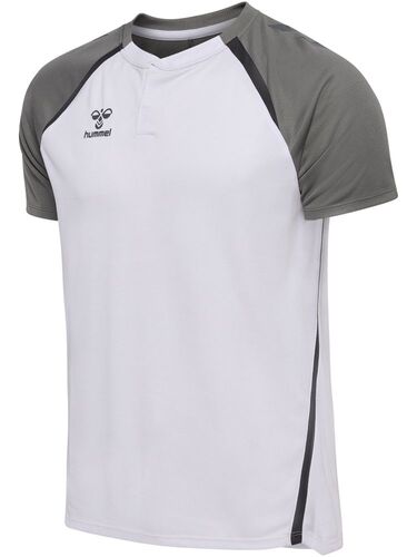 Hummel Hmllead 2.0 Polo - white/steel gray