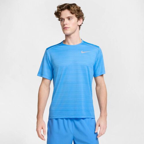 Nike M Nk Df Miler Top Ss - university blue/reflective silv