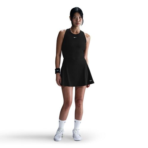 Nike W Nkdf Vcty Skrt Mrregflcy - black/white