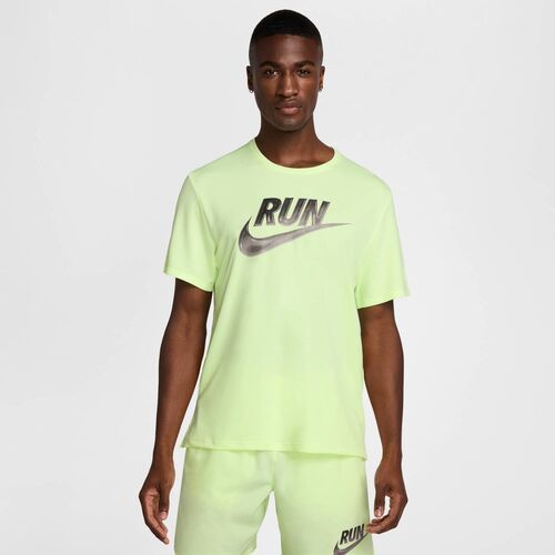 Nike M Nk Run Energy Miler Ss Top - barely volt