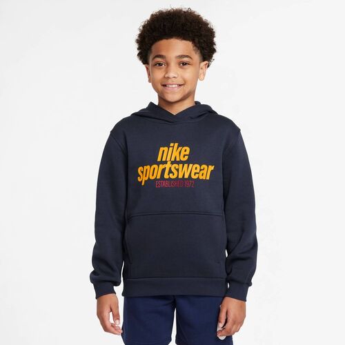 Nike K Nsw Club Flc Hdy Fmly -Pd - obsidian/university red/university