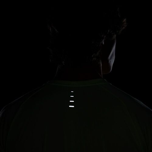 Nike M Nk Dfadv Stride Ss Top - barely volt/reflective silv