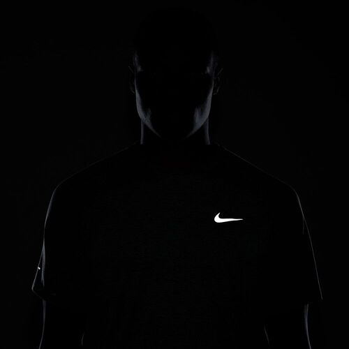Nike M Nk Dfadv Stride Ss Top - smoke grey/htr/reflective silv