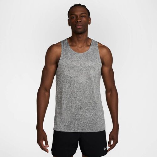 Nike M Nk Dfadv Stride Tank - smoke grey/htr/reflective silv