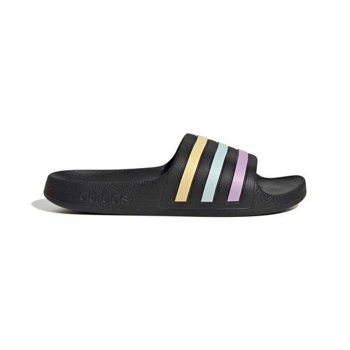 adidas Adilette Aqua K - cblack/orgtin/halmin