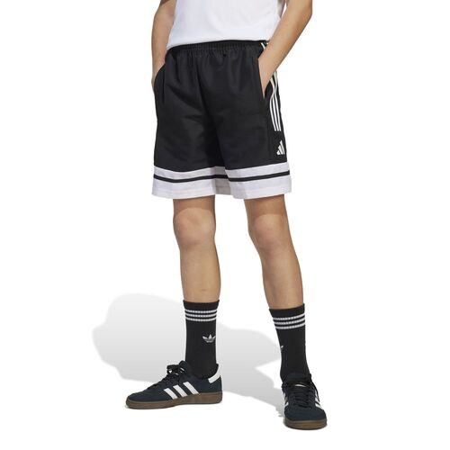 adidas Unisex Kids Squadra 25 Downtime Woven Short Kinder - Black/White