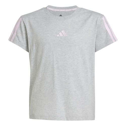 adidas Jg 3S Tee 160 - mgreyh/clpink