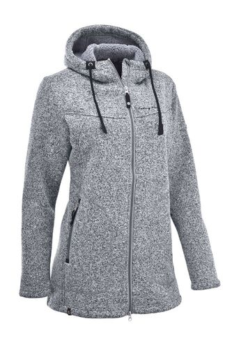 Maul Wilde Kaiserin - Strickfleece - light grey