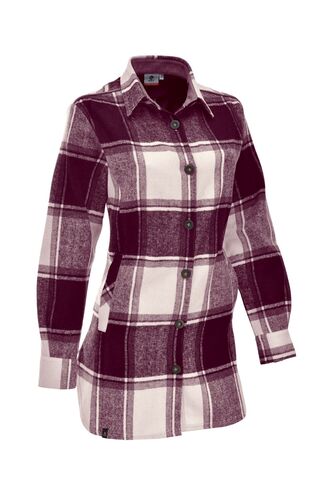 Maul Sanremo - Lange Flanell Bluse - flieder