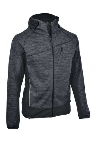 Maul Herzogstand - Fleecejacke+Kapu - dark grey/black