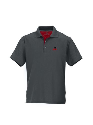 Maul Spiez Fresh-Sp - 1/2 Poloshirt - antrha/rot