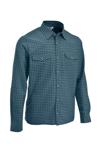 Maul Schwandorf Xt - 1/1 Flanellhem - petrol blue