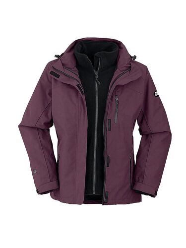 MAUL Damen Doppeljacke Miltenberg 3 in 1 Megatex