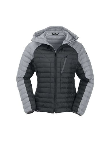 Maul Annaberg - Steppjacke + Kapuze - black/grey