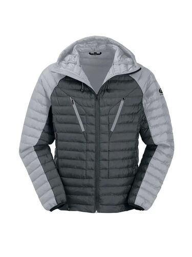 Maul Kuehtai - Steppjacke+Kapuze - black/grey