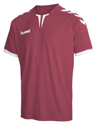 Hummel CORE SS POLY JERSEY - maroon pr