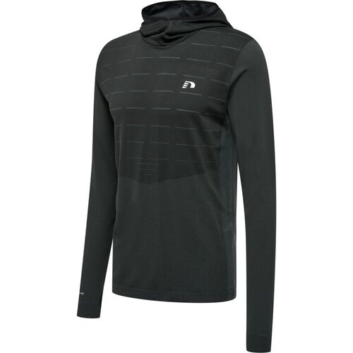 newline nwlCAMBRIGDE SEAMLESS HOODIE MEN - BLACK