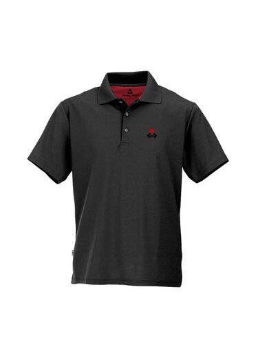 Maul Spiez Fresh - 1/2 Poloshirt - schwarz/rot
