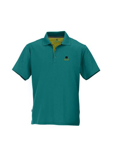 Maul Spiez Fresh - 1/2 Poloshirt - petrol green
