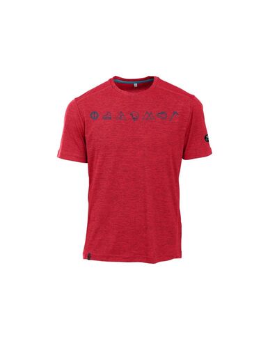 Maul Grinberg Fresh - 1/2 T-Shirt+P - red