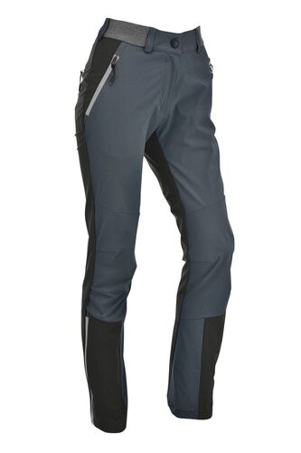 Maul Via Delle Dee - Lange Hose Ela - anthra/schwarz