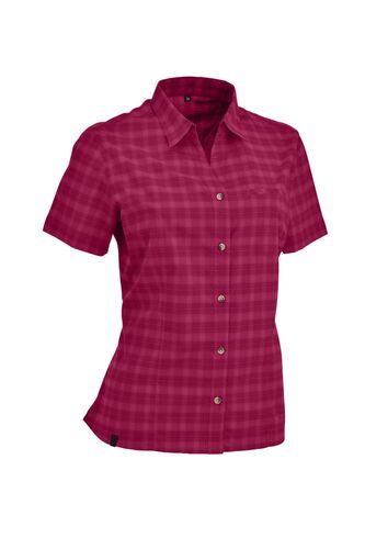 Maul Elbe - 1/2 Bluse Kariert Elast - cherry