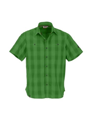Maul Askim Ii - 1/2 Hemd Karo Elast - gruen