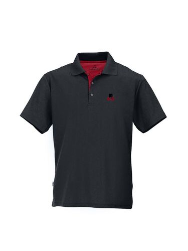 Maul Spiez Fresh-Sp - 1/2 Poloshirt - schwarz/rot
