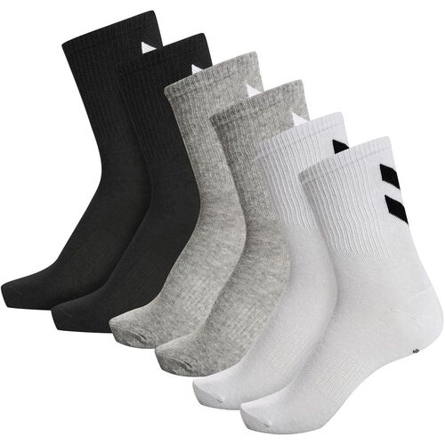 Hummel Hmlchevron 6-Pack Socks - black/white/grey