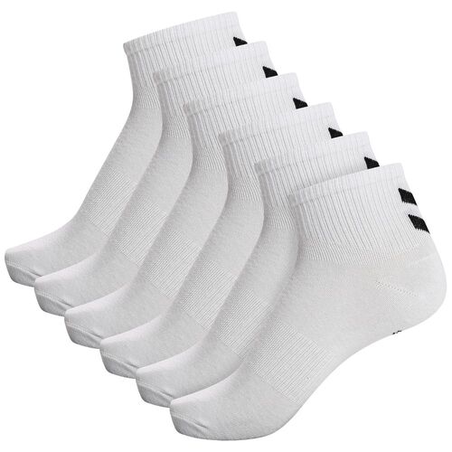 Hummel Hmlchevron 6-Pack  Mid Cut Socks - white/white