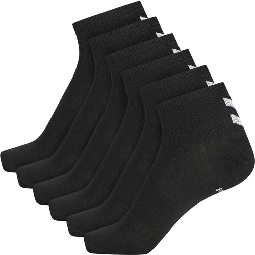 Hummel Hmlchevron 6-Pack  Mid Cut Socks - black/black