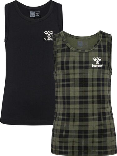 Hummel Hmlnolan tank top 2-pack - dusty olive