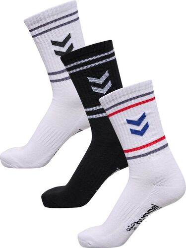Hummel Hml3-pack socks chevron high retro - multi colour