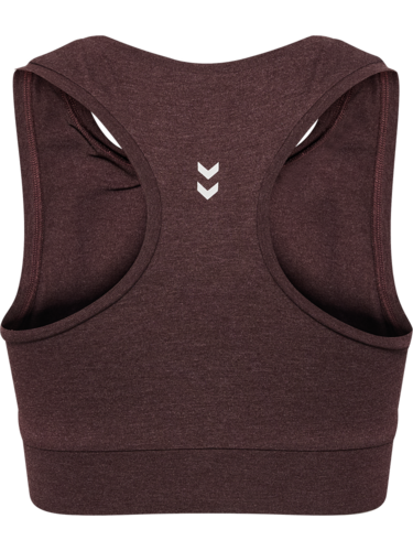 Hummel Hmlpulse logo light support bra - fudge melange