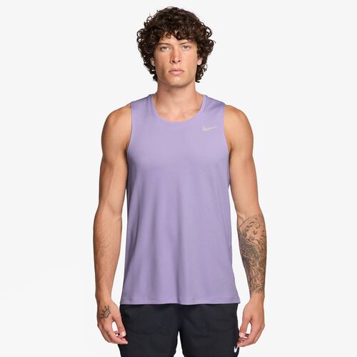 Nike M Nk Df Miler Tank - hydrangeas/reflective silv