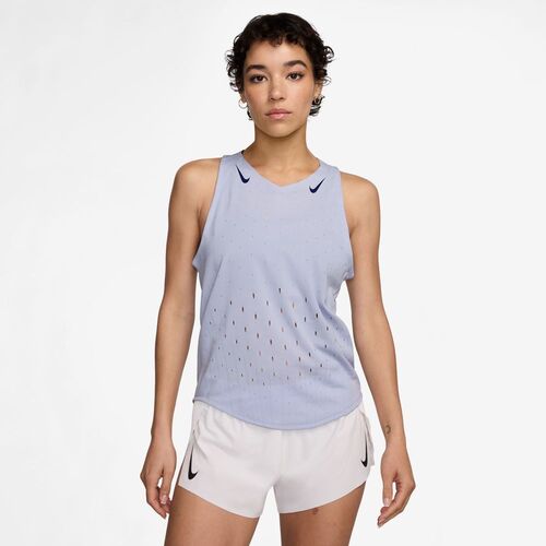 Nike W Nk Arswft Dfadv Singlet - ghost/blue void