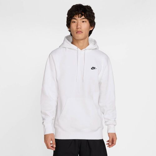 Nike M Nk Club Bb Po Hoodie - white/white/black