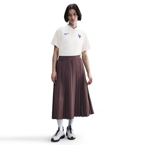 Nike Fff W Nk One Relaxed Df Ss Top - pale ivory/washed coral/bright blue