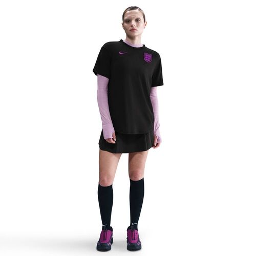 Nike Ent W Nk One Relaxed Df Ss Top - black/vivid purple